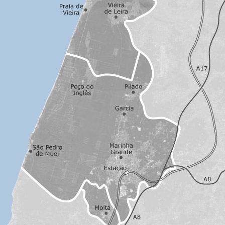 mapa de portugal marinha grande Mapa de Marinha Grande, Leiria: casas à venda — idealista