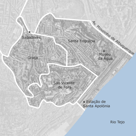 santa engrácia lisboa mapa Mapa de São Vicente, Lisboa: casas à venda — idealista