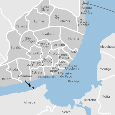 mapa do lisboa Mapa de Lisboa: casas à venda — idealista