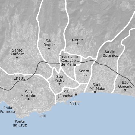 Mapa de Funchal, Madeira (Ilha): casas à venda — idealista
